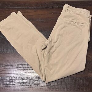 Travis Mathew Legacy Stretch Knit Performance Golf Chino Pants Size 32 Khaki Tan